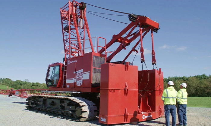 Quadro elettrico della gru