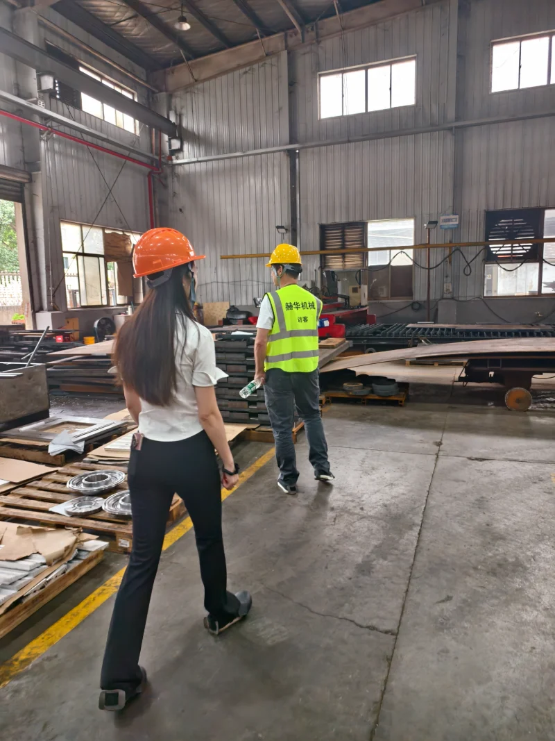 Il CEO del gruppo TORRENT visita lo stabilimento Hehua Machinery Technology in Cina