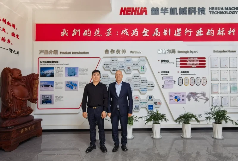 Il direttore acquisti di TESMEC Italia e il team SQE visitano Hehua Machinery Technology Kunshan
